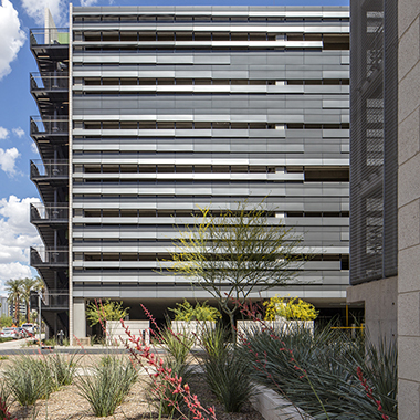 Image of Parking Magazine: Phoenix Biomedical Campus Garage Beats Desert Heat