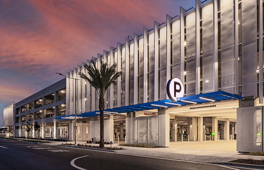 Image for LAX Economy Parking Structure Wins International Parking & Mobility Institute Award
