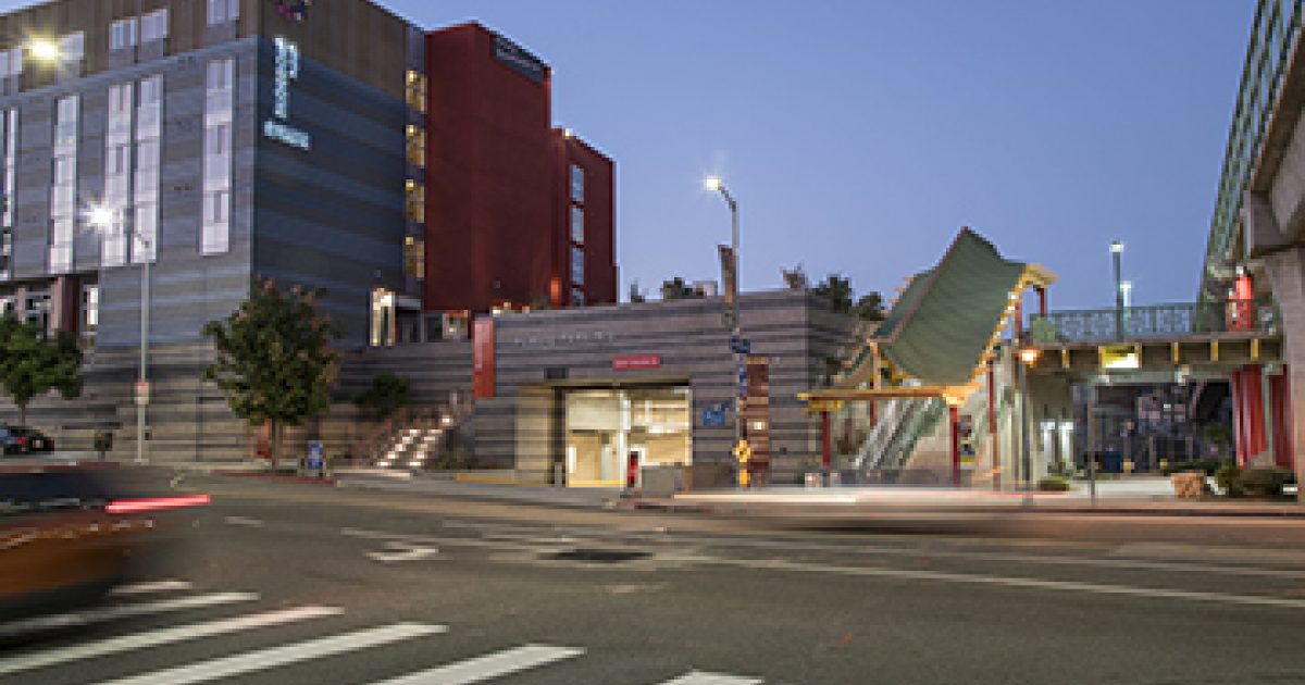 Watry Design, Inc. | Blossom Plaza Mixed-Use Parking Structure