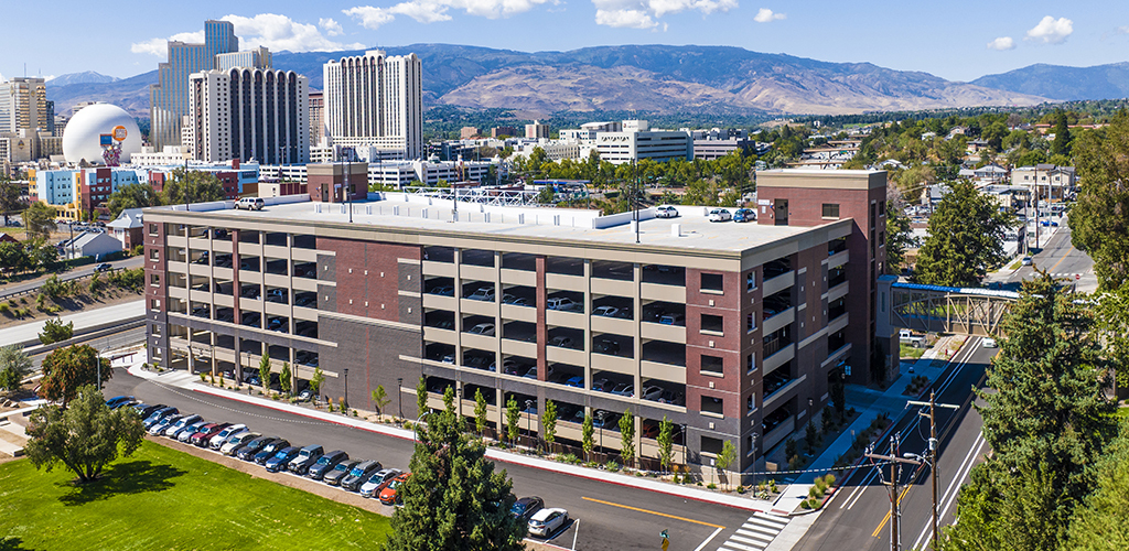 Slideshow image for University of Nevada, Reno Gateway Parking Structure
