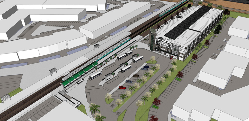 Slideshow image for Tustin Metrolink Parking Structure