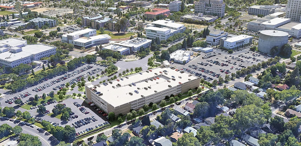 Slideshow image for UC Davis Health Center Parking Structure IV